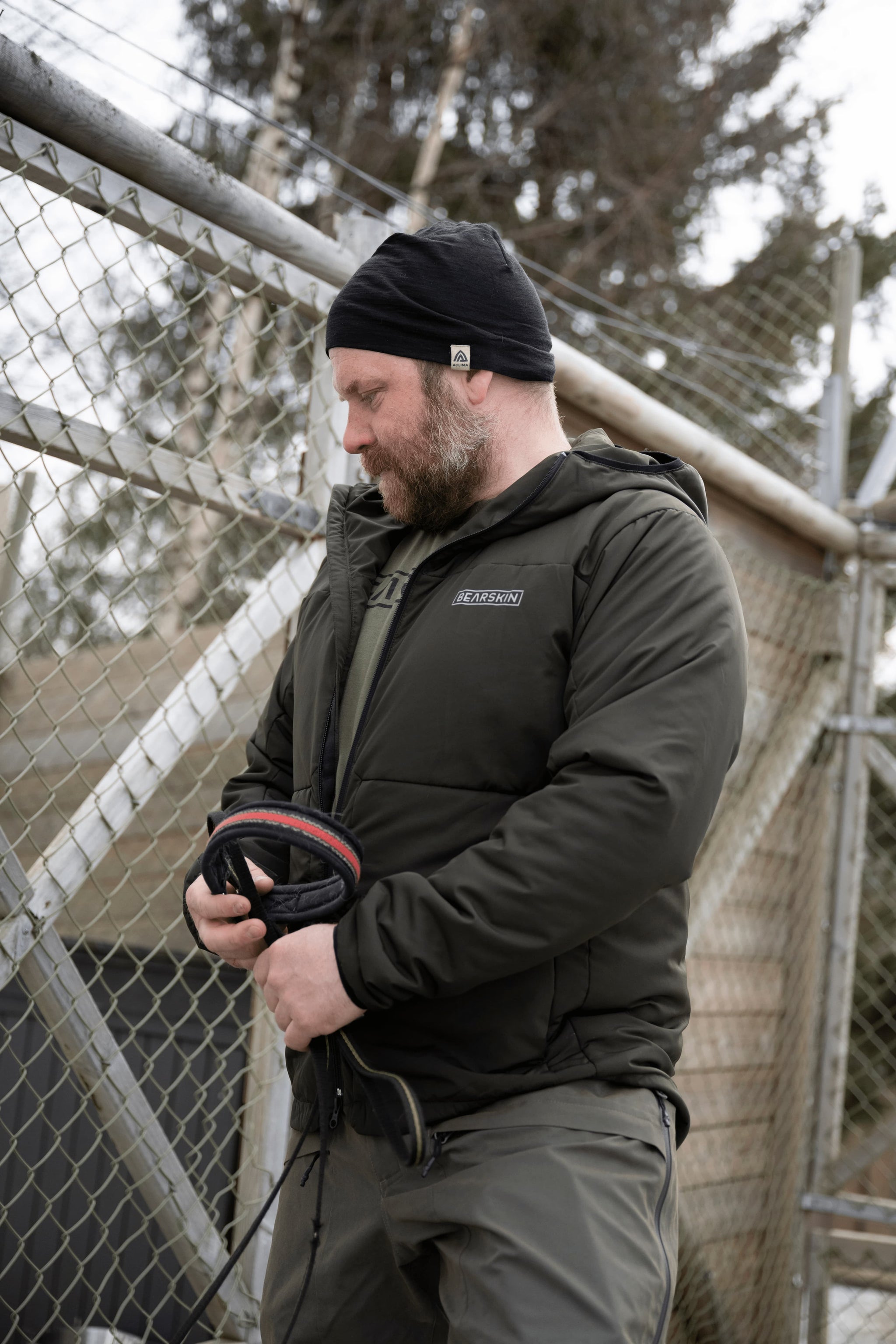 Bearskin jacket clearance