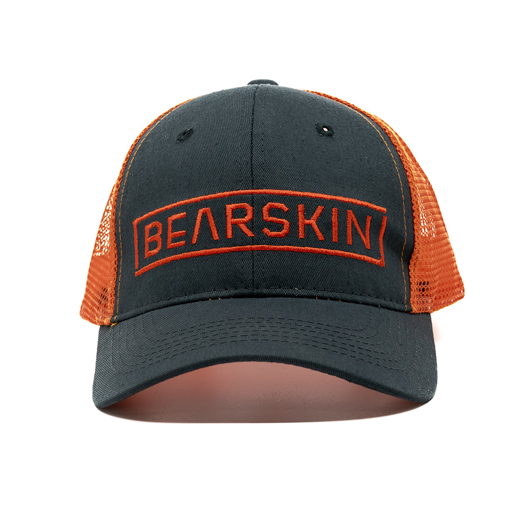 Bearskin Cap Dark Grey/Rust